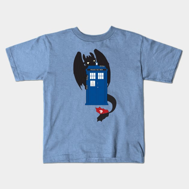 How To Train The Doctor Kids T-Shirt by Zap Studios